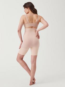 Spanx SPANXsculpt™ Firm Compression Seamless Power High-Waisted Mid-Thigh Shorts - view 2, Soft Nude