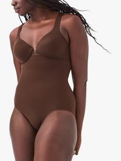 Spanx Medium SPANXsculpt™ Seamless Power High-Waisted Brief, Chestnut Brown