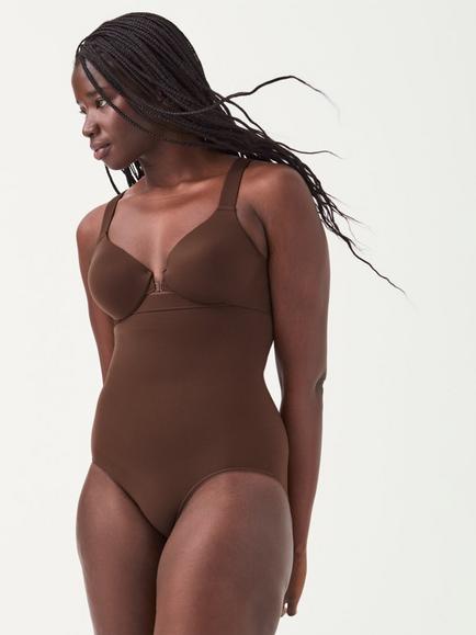 SPANXsculpt™ Firm Compression Seamless Power High-Waisted Brief, Chestnut Brown
