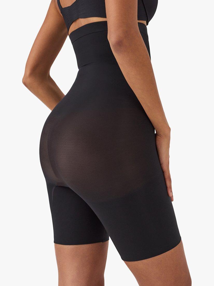 Product image 6 of 6, which shows Spanx Firm Control Everyday Seamless Shaping High-Waisted Shorts, Very Black, S