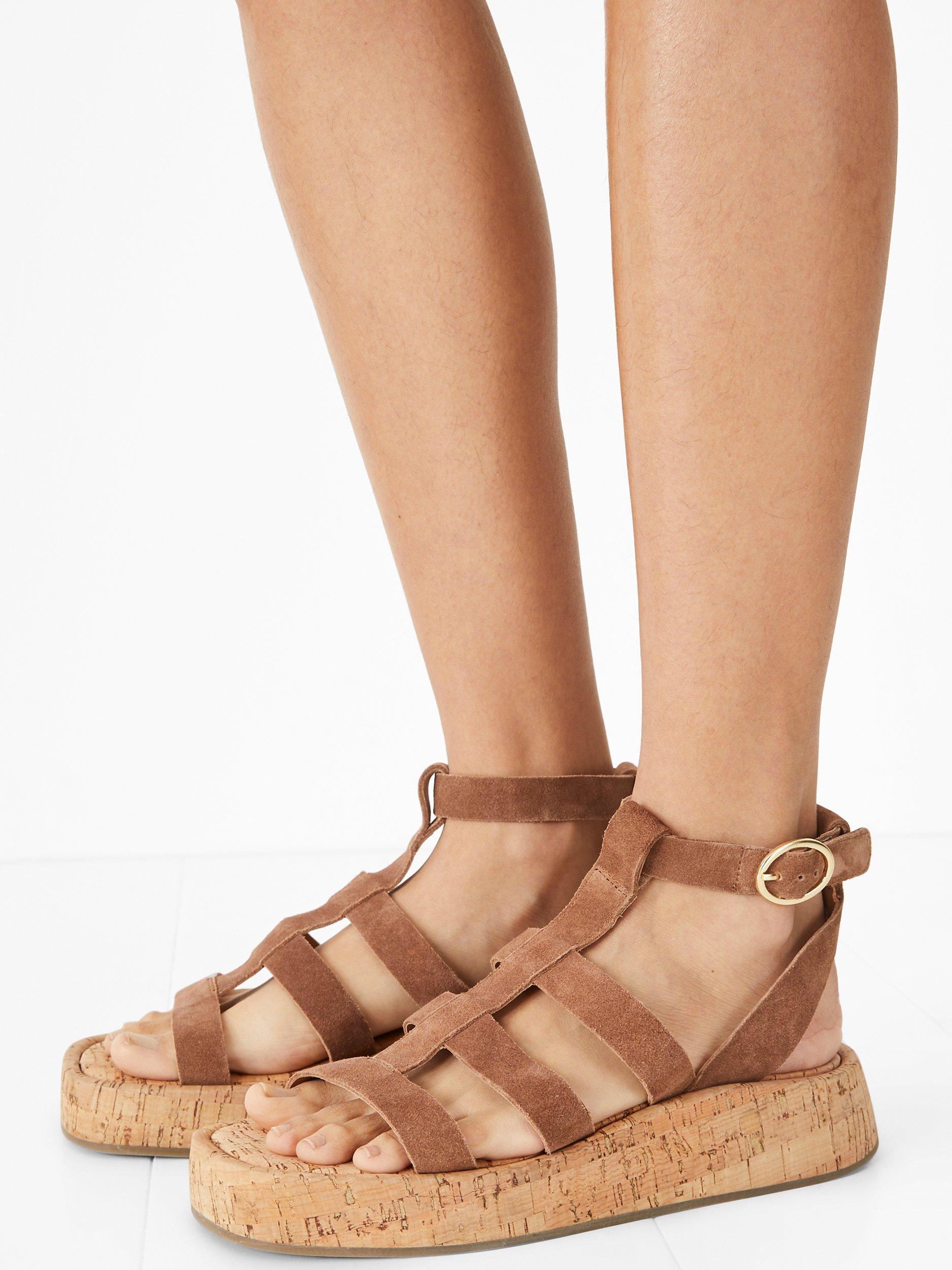 HUSH Barley Gladiator Sandal, Brown