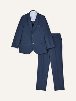 Monsoon Kids' Adam Five Piece Suit, Navy, Navy