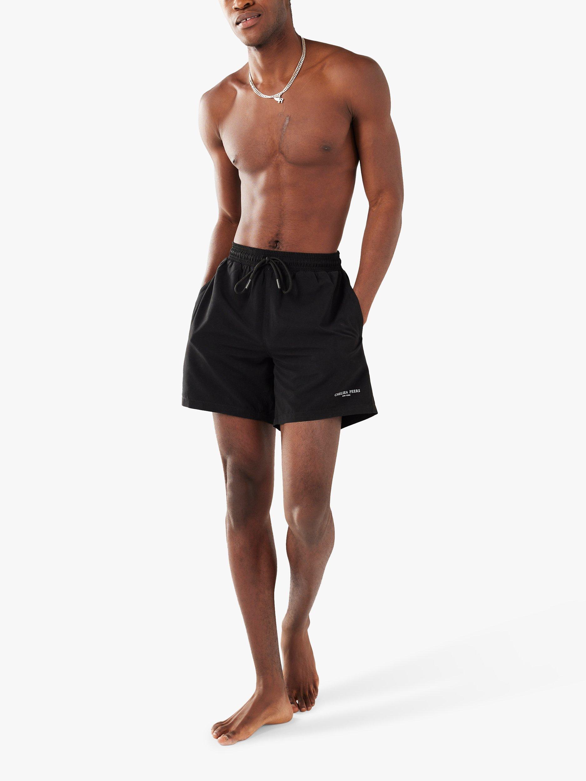 Chelsea Peers Drawcord Swim Shorts, Black