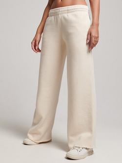 Superdry Washed Straight Leg Joggers, Oatmeal