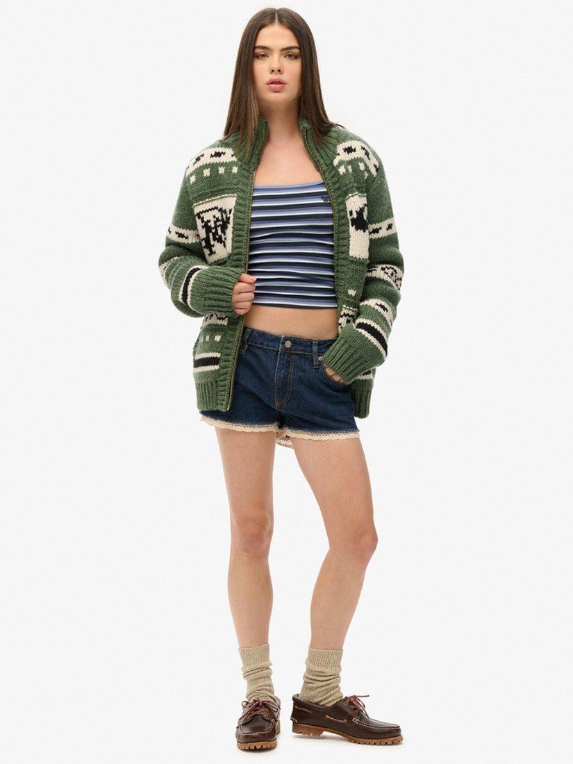 Product image 7 of 7, which shows Superdry Denim Hot Shorts, Van Dyke Mid Used, 26R