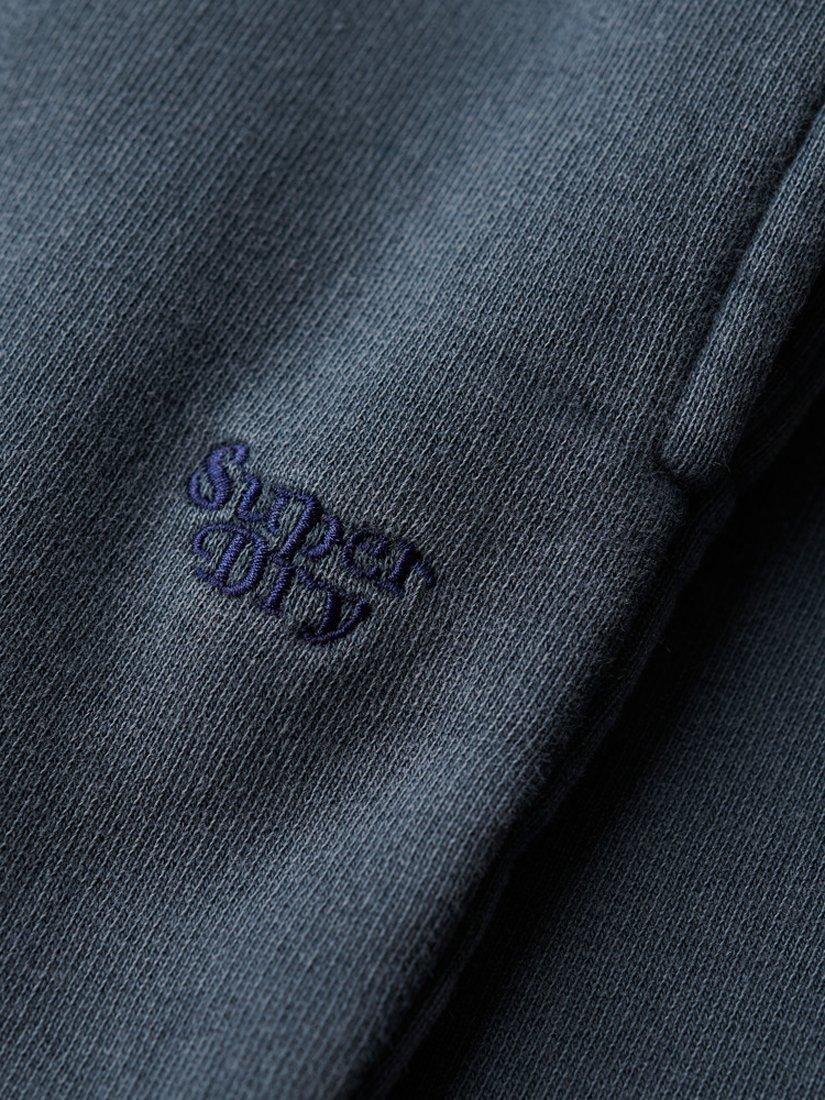 Product image 8 of 8, which shows Superdry Vintage Wash Sweat Shorts, Eclipse Navy, 6