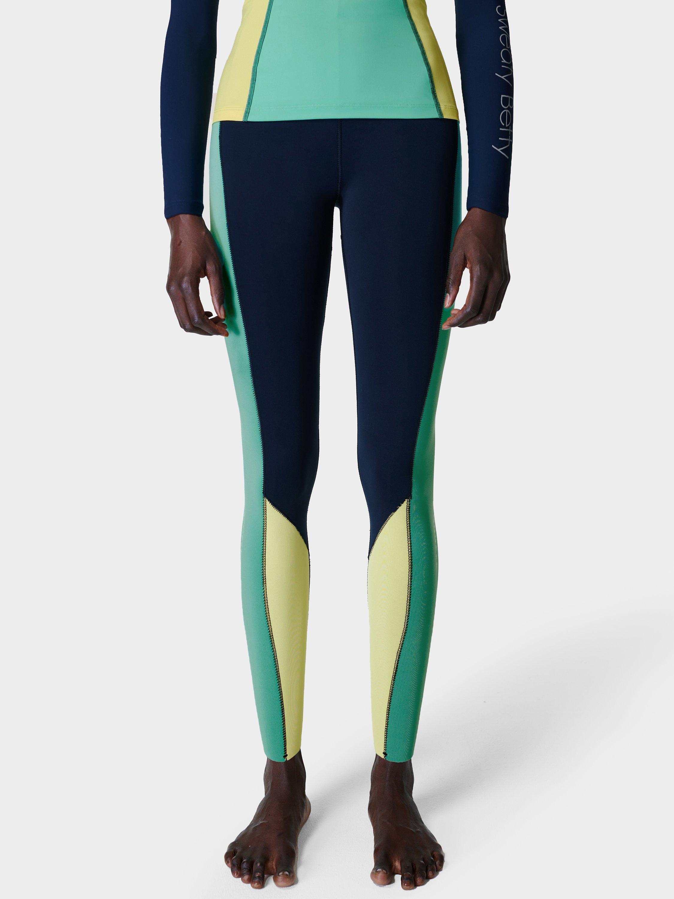 Sweaty Betty Swell Paddle Leggings, French Navy Blue