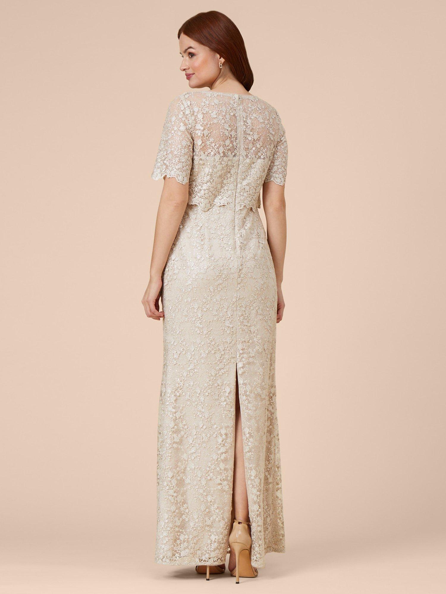 Adrianna papell popover gown hotsell