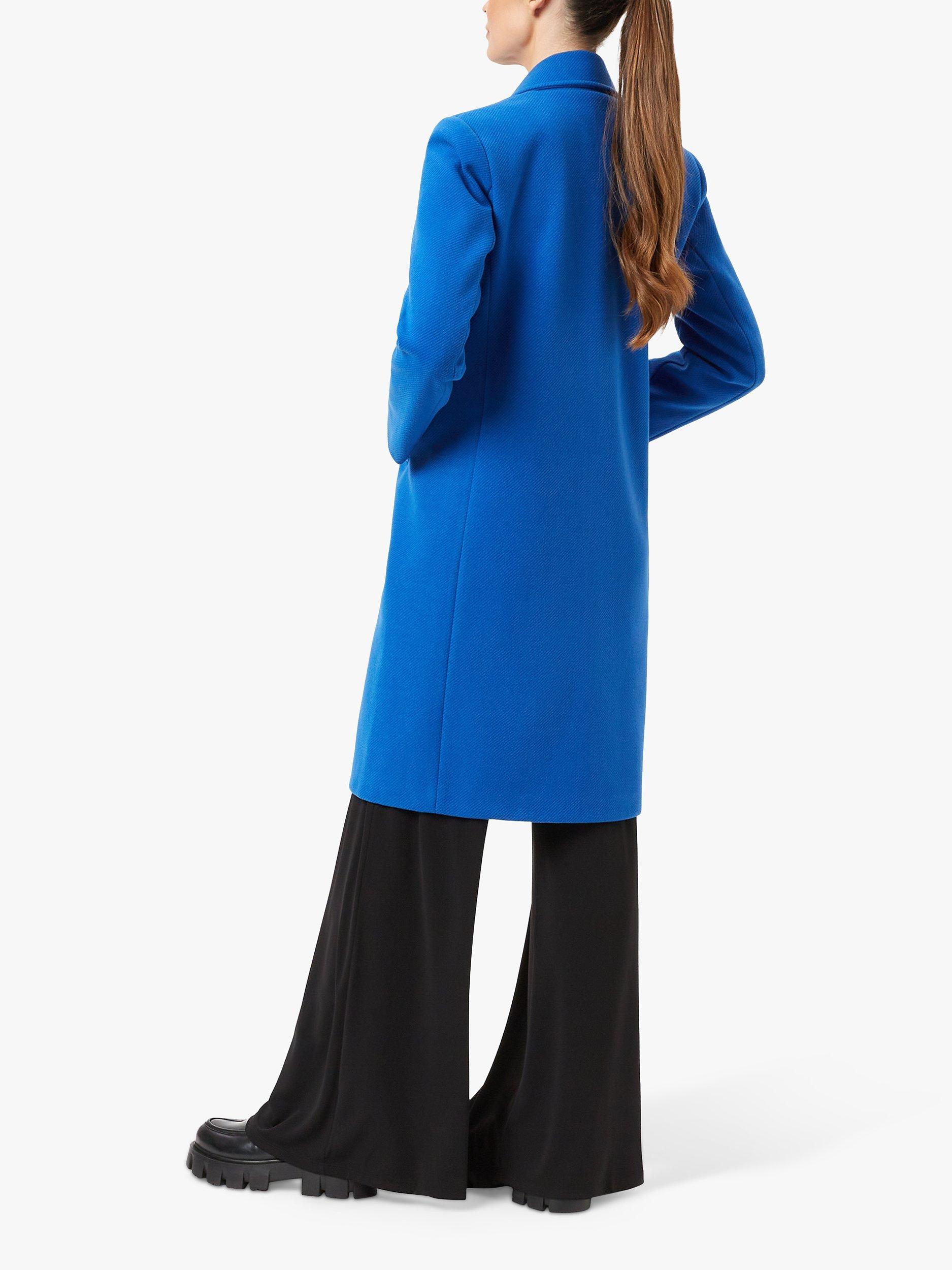 Product image 2 of 4, which shows James Lakeland Lapel Collar Coat, Royal, 8