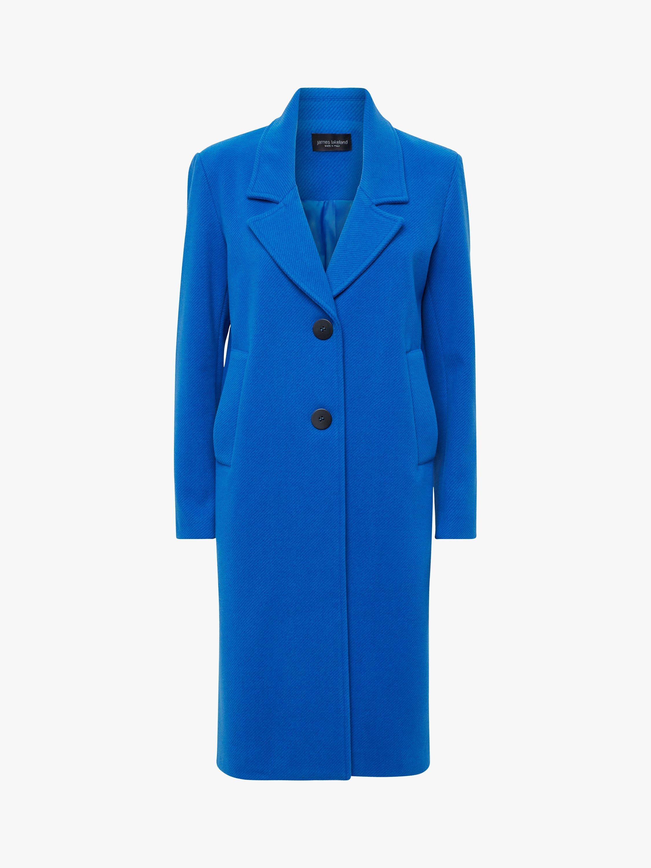 Product image 4 of 4, which shows James Lakeland Lapel Collar Coat, Royal, 8