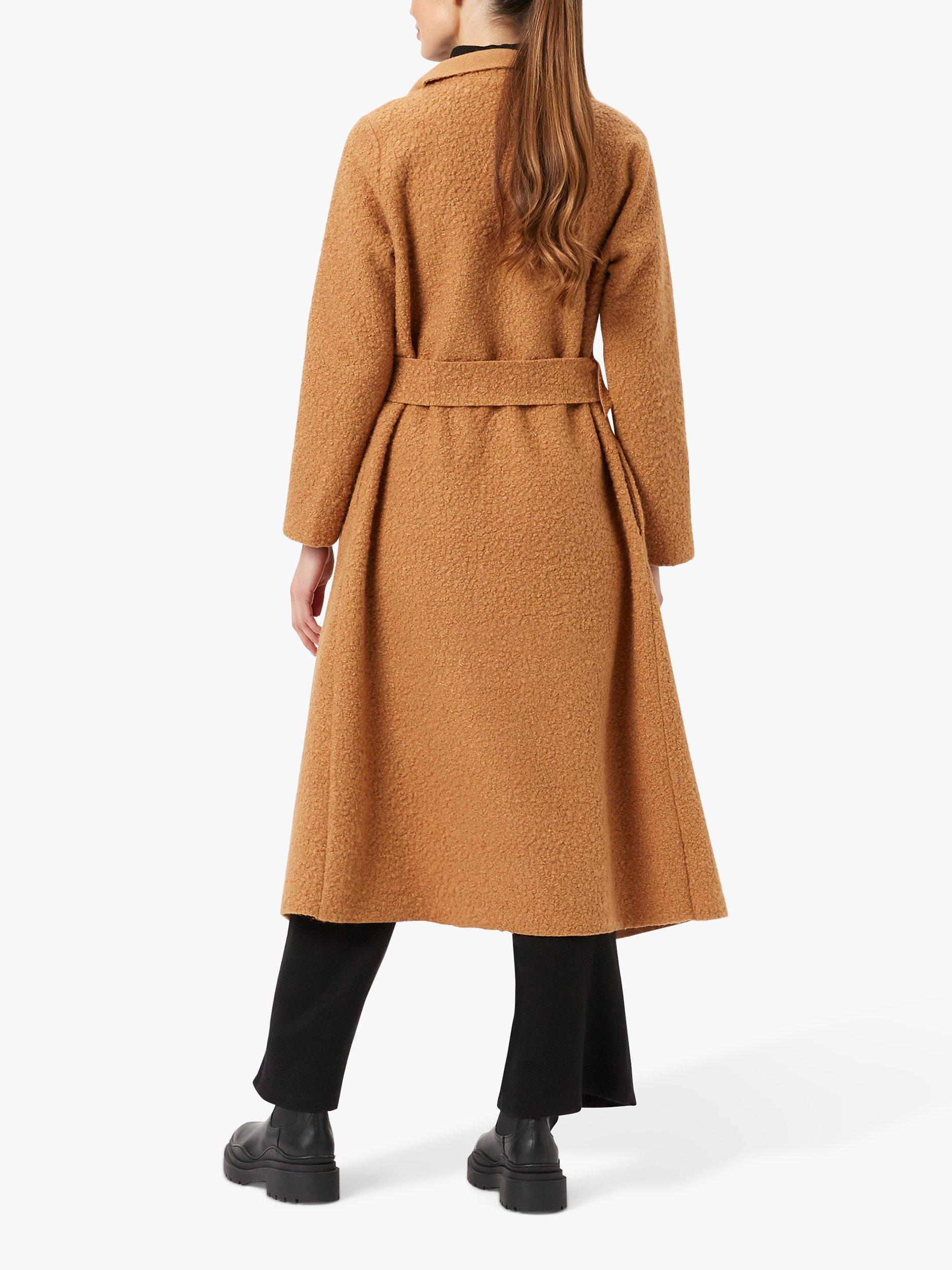 Product image 2 of 4, which shows James Lakeland Statement Lapel Collar Belted Coat, Camel, 14