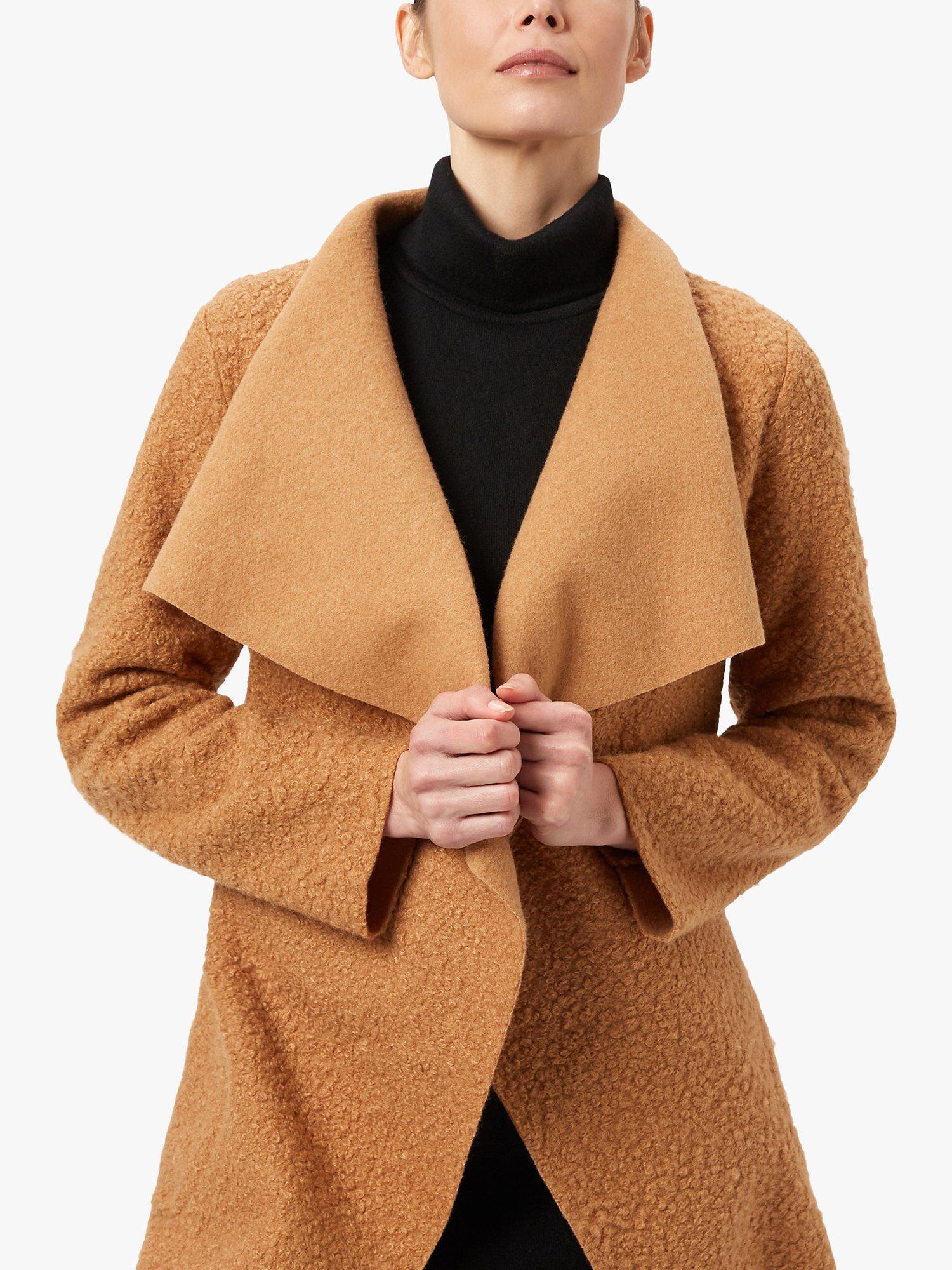 Product image 3 of 4, which shows James Lakeland Statement Lapel Collar Belted Coat, Camel, 14