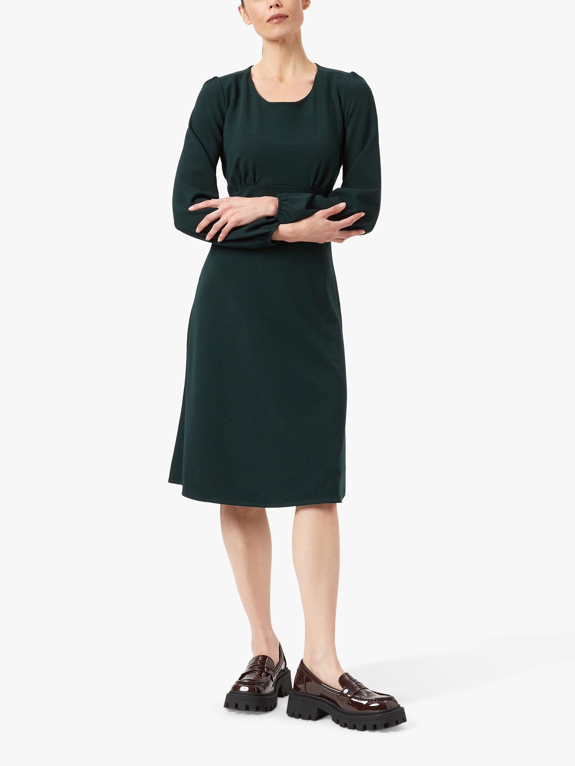 James Lakeland Scoop Neck A-Line Dress, Green