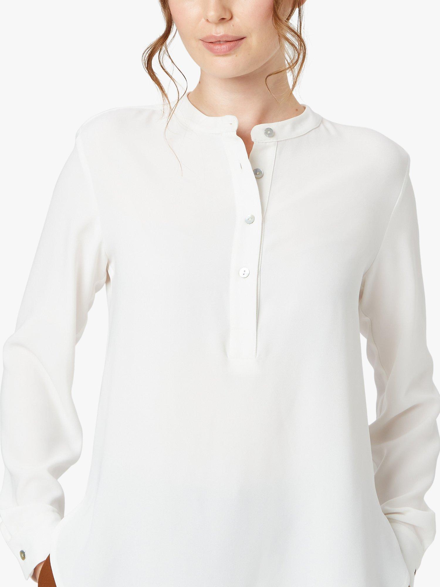 Product image 3 of 4, which shows James Lakeland Button Blouse, Off White, 16
