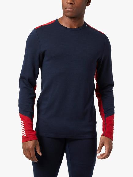 Helly Hansen Lifa Merin 2-in-1 Base Layer Crew - view 2, Navy