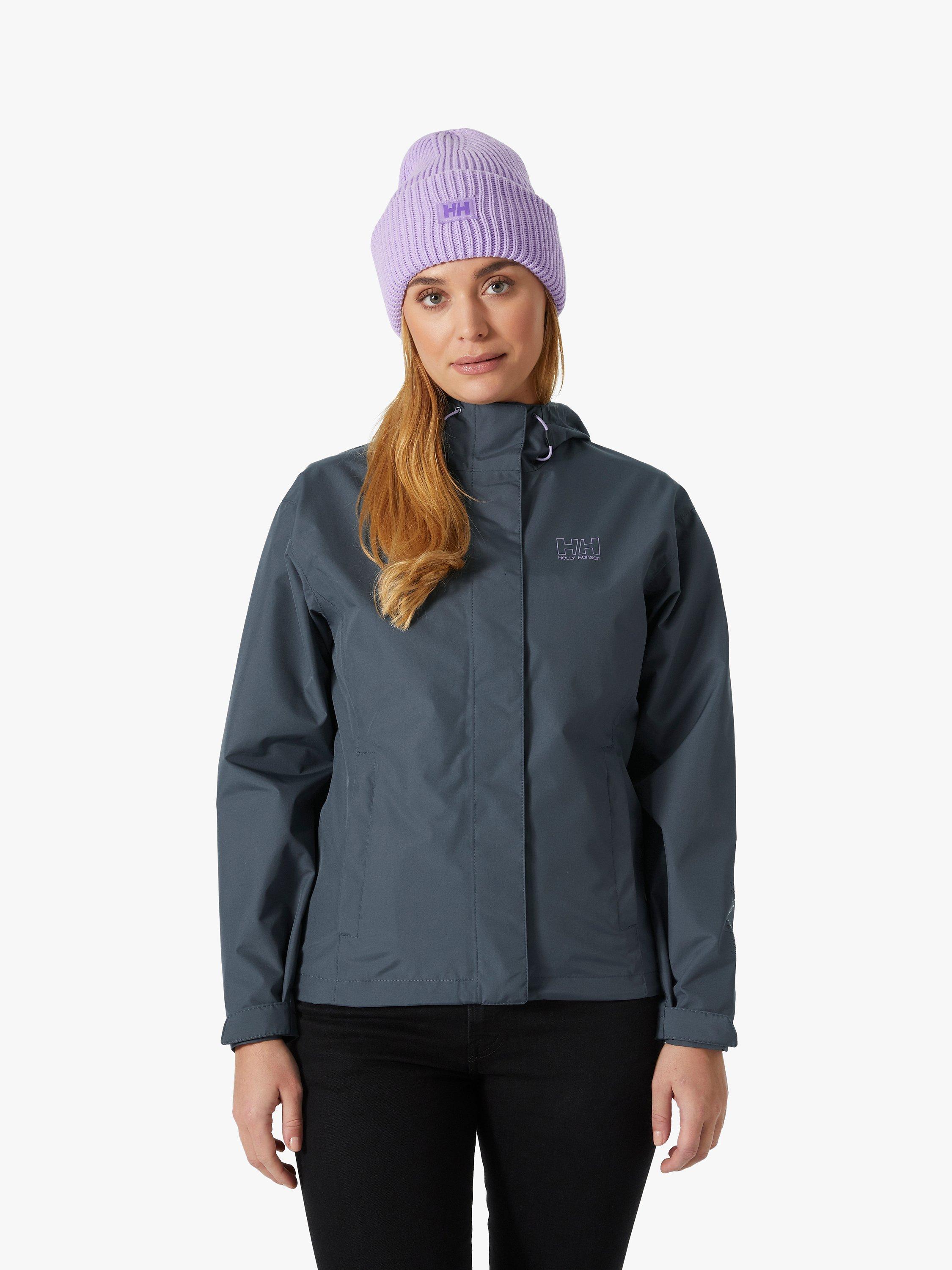 Helly Hansen Seven Women's Rain Jacket, Alpine Frost