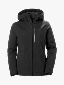 Helly Hansen Snowplay Waterproof Ski Jacket, Black, Black