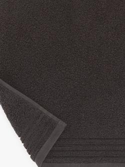 John Lewis Micro-Fresh Ultra Soft Cotton Towels - view 2, Black