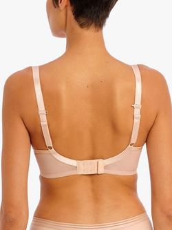 Freya Tailored Underwired Plunge T-Shirt Bra - view 2, Natural Beige