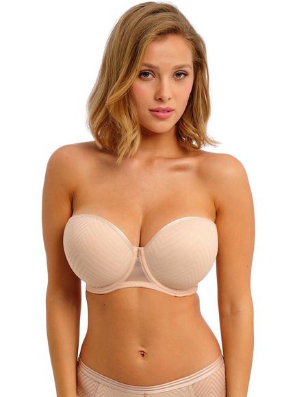 Freya Tailored Underwired Strapless Bra, Natural Beige