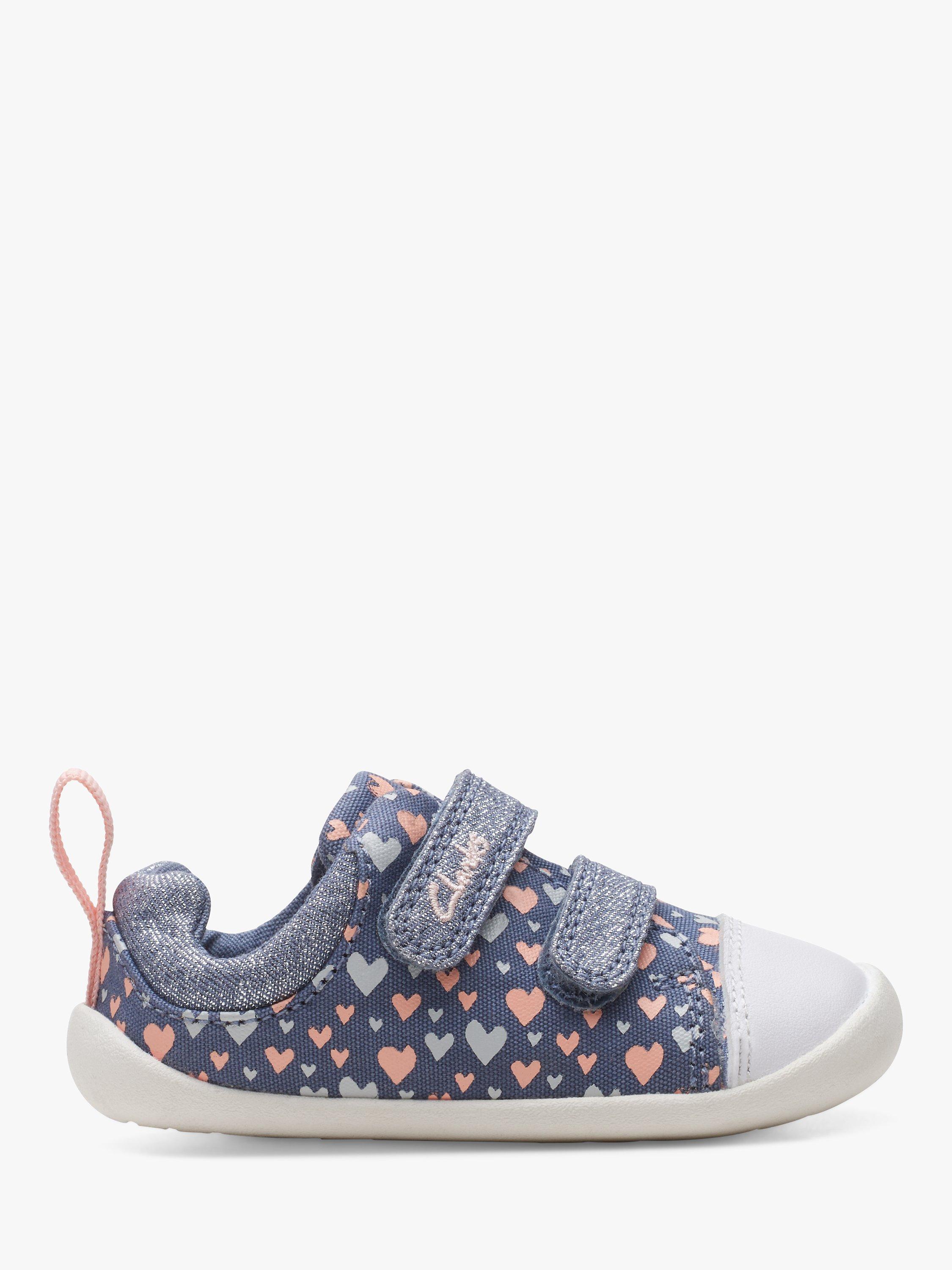 Clarks Kids' Roamer Craft Canvas Riptape Shoes