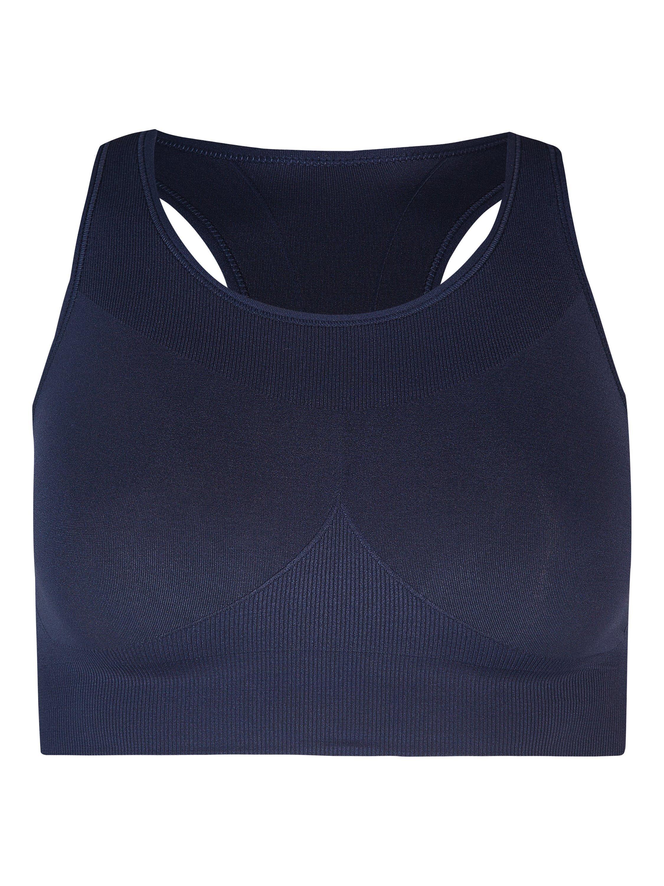 Product image 5 of 6, which shows Sweaty Betty Stamina Workout Sports Bra, Navy Blue, XS
