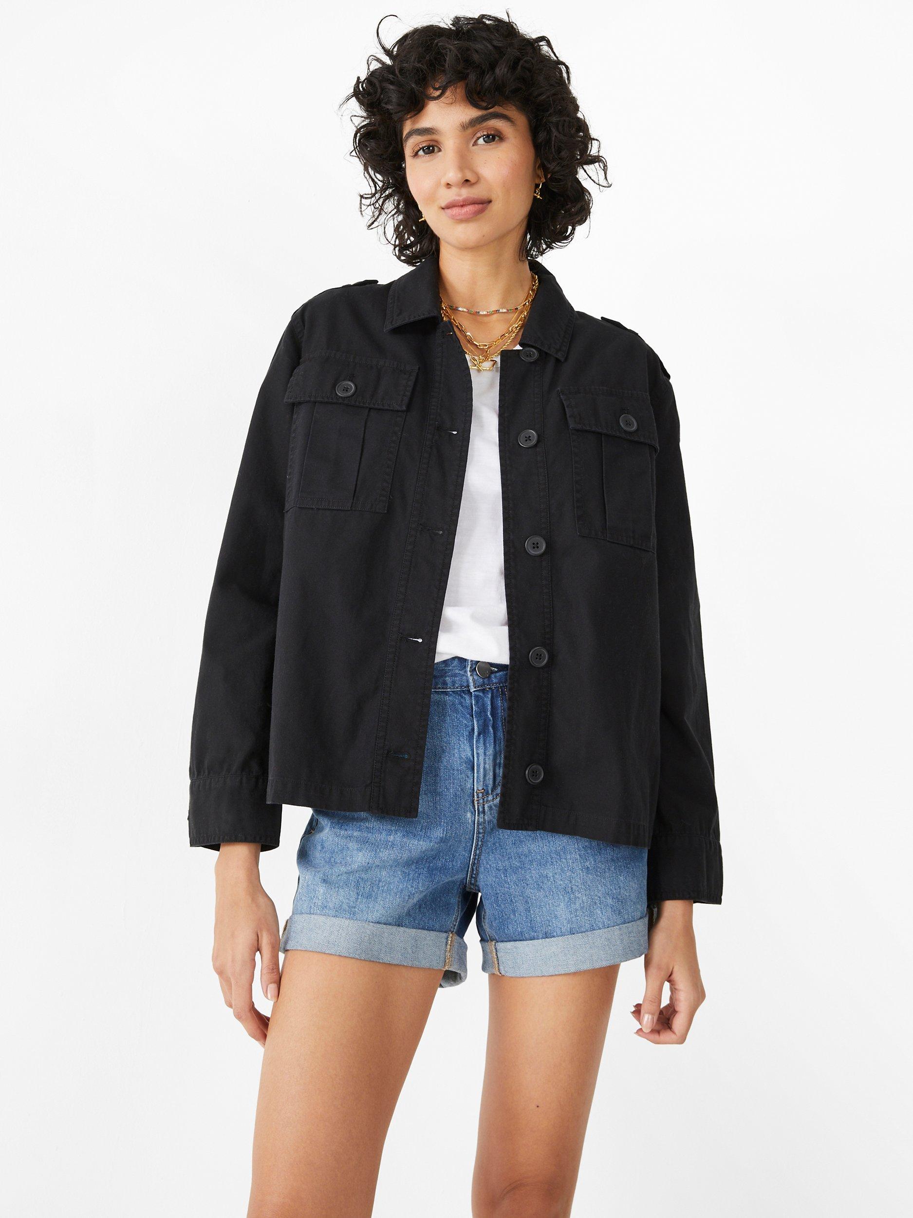 HUSH Calida Utility Jacket, Washed Black