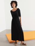 HUSH Elisa Plain Jersey Midi Dress