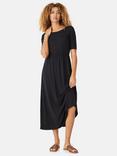 HUSH Elisa Plain Jersey Midi Dress