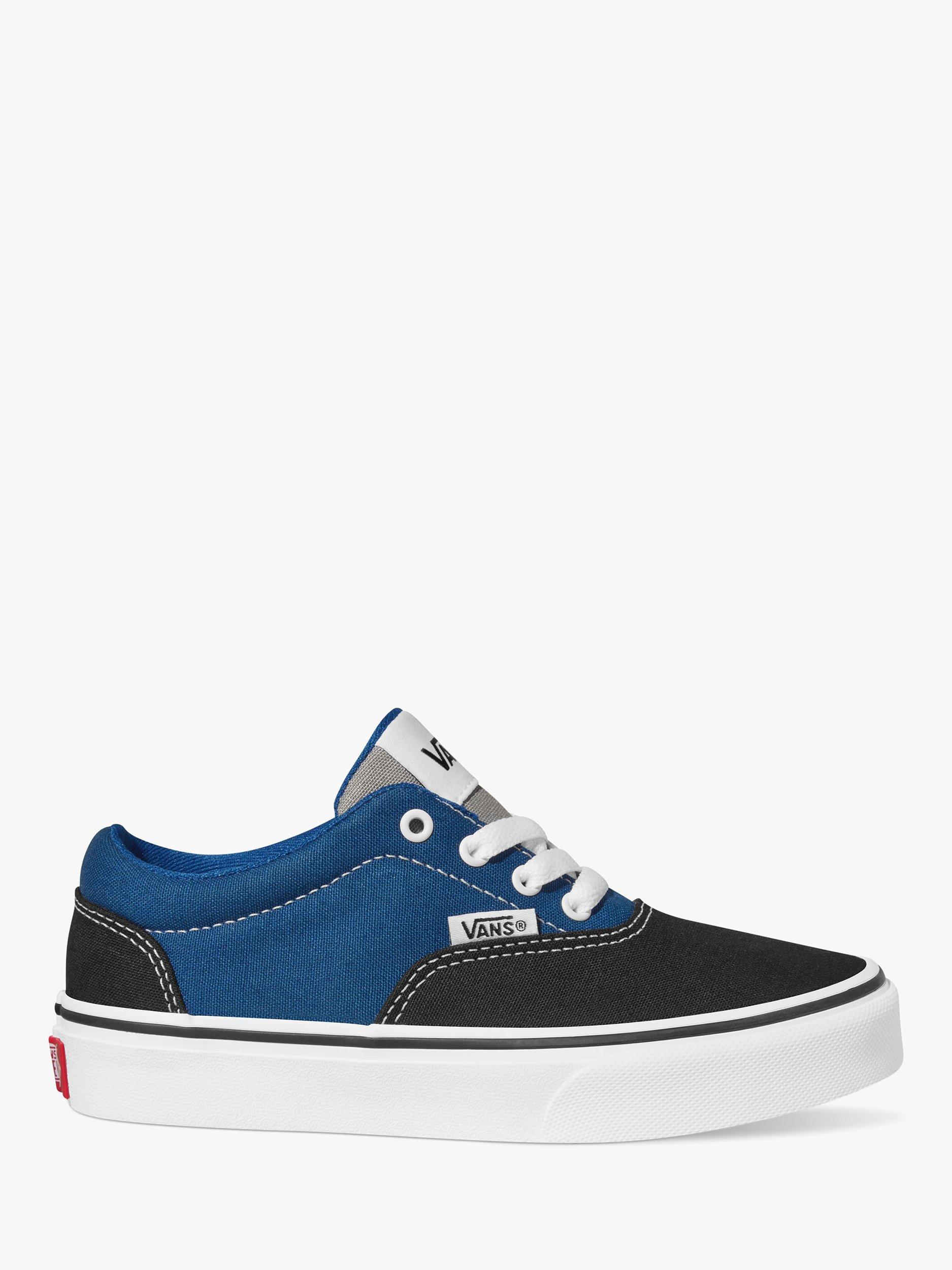 Vans Kids' Doheny Retro Block Lace-Up Trainers, Blue/White