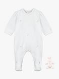 Emile et Rose Baby Adaline Rose Bud All-in-One Baby Grow, White