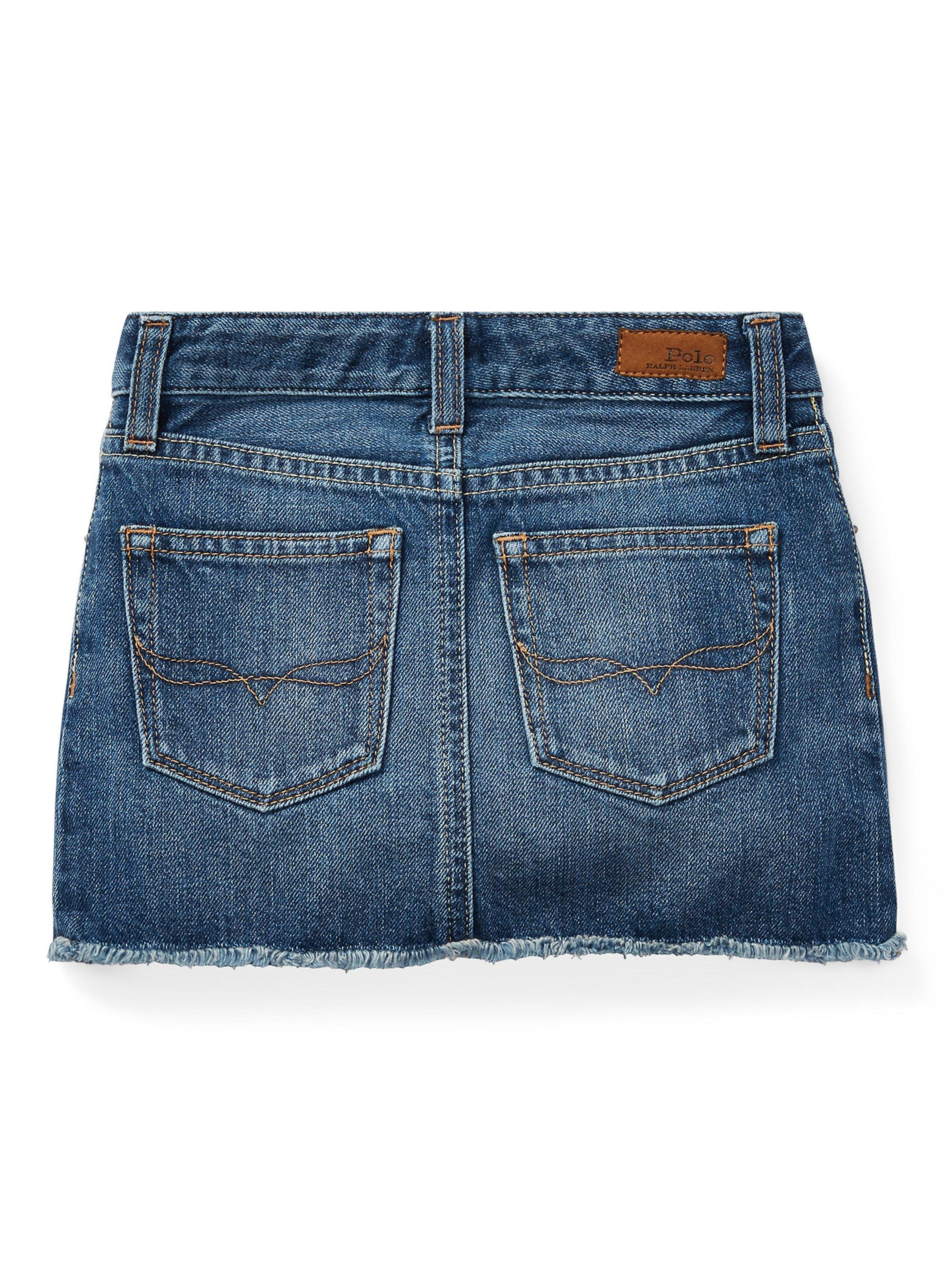 Polo ralph lauren denim skirt best sale