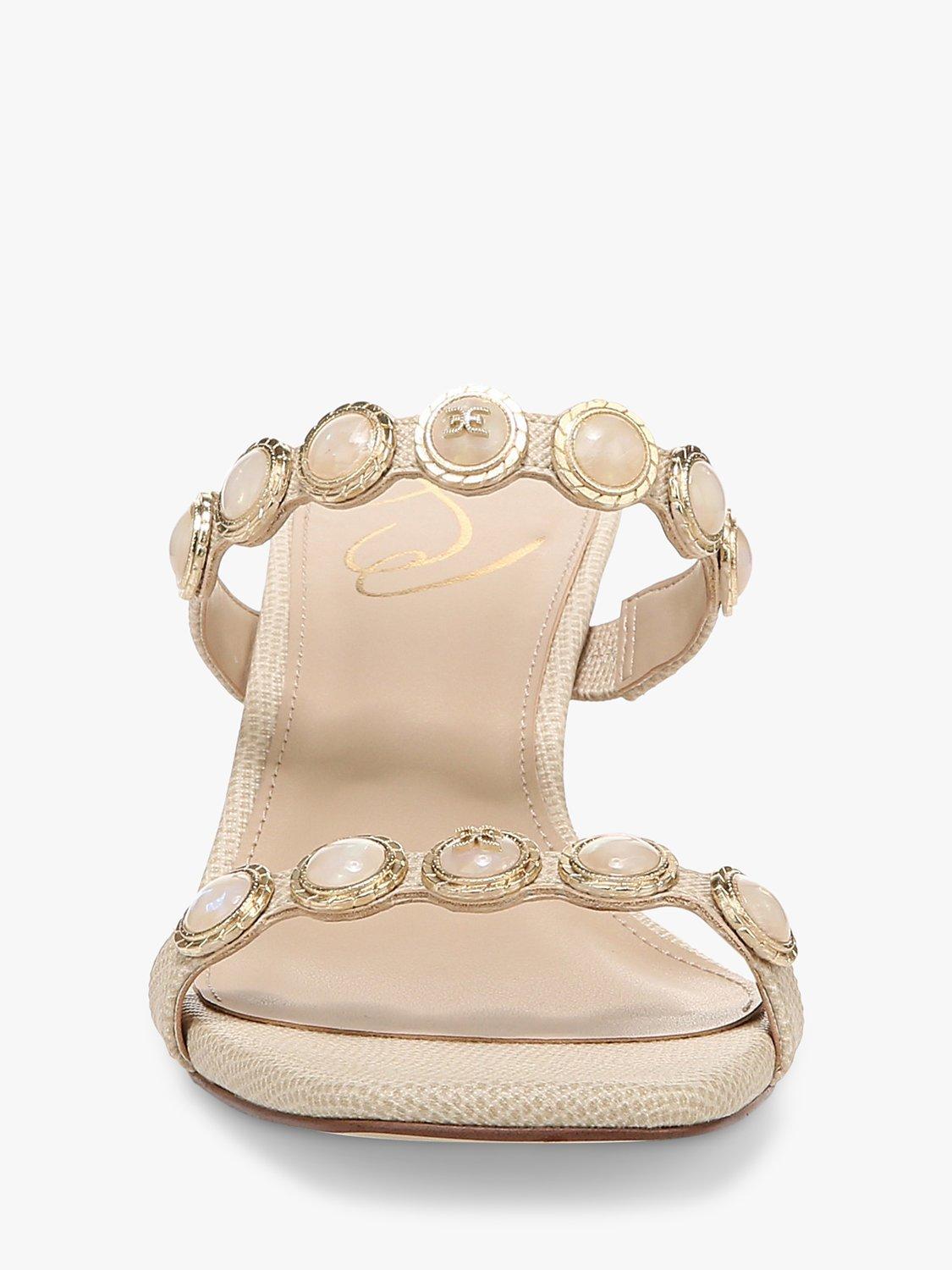 Product image 2 of 4, which shows Sam Edelman Palma Pearl Heeled Sandals, Banana Cream, 8