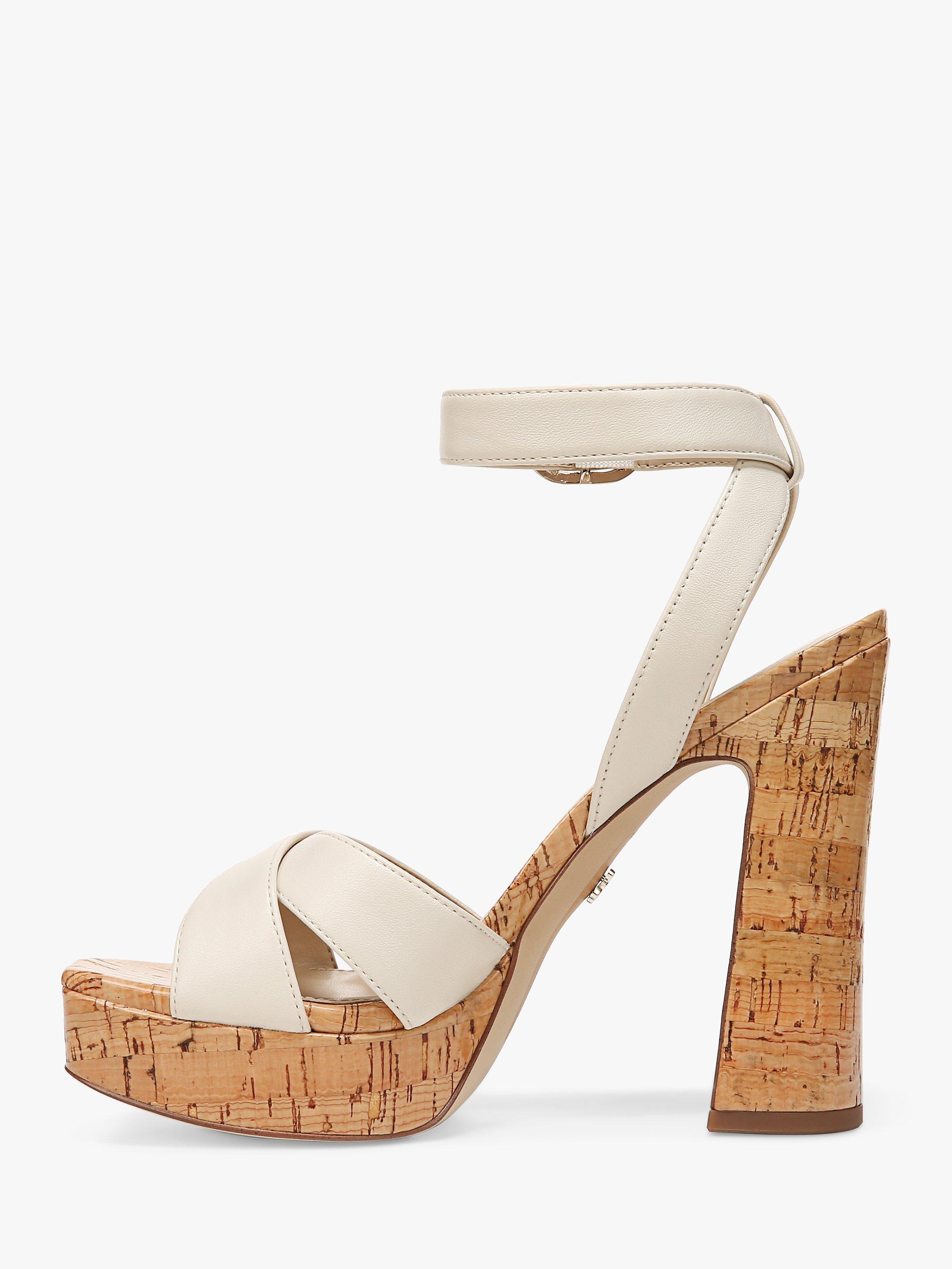 Product image 3 of 6, which shows Sam Edelman Kayna Woven Platform Sandals, Modern Ivory, 3