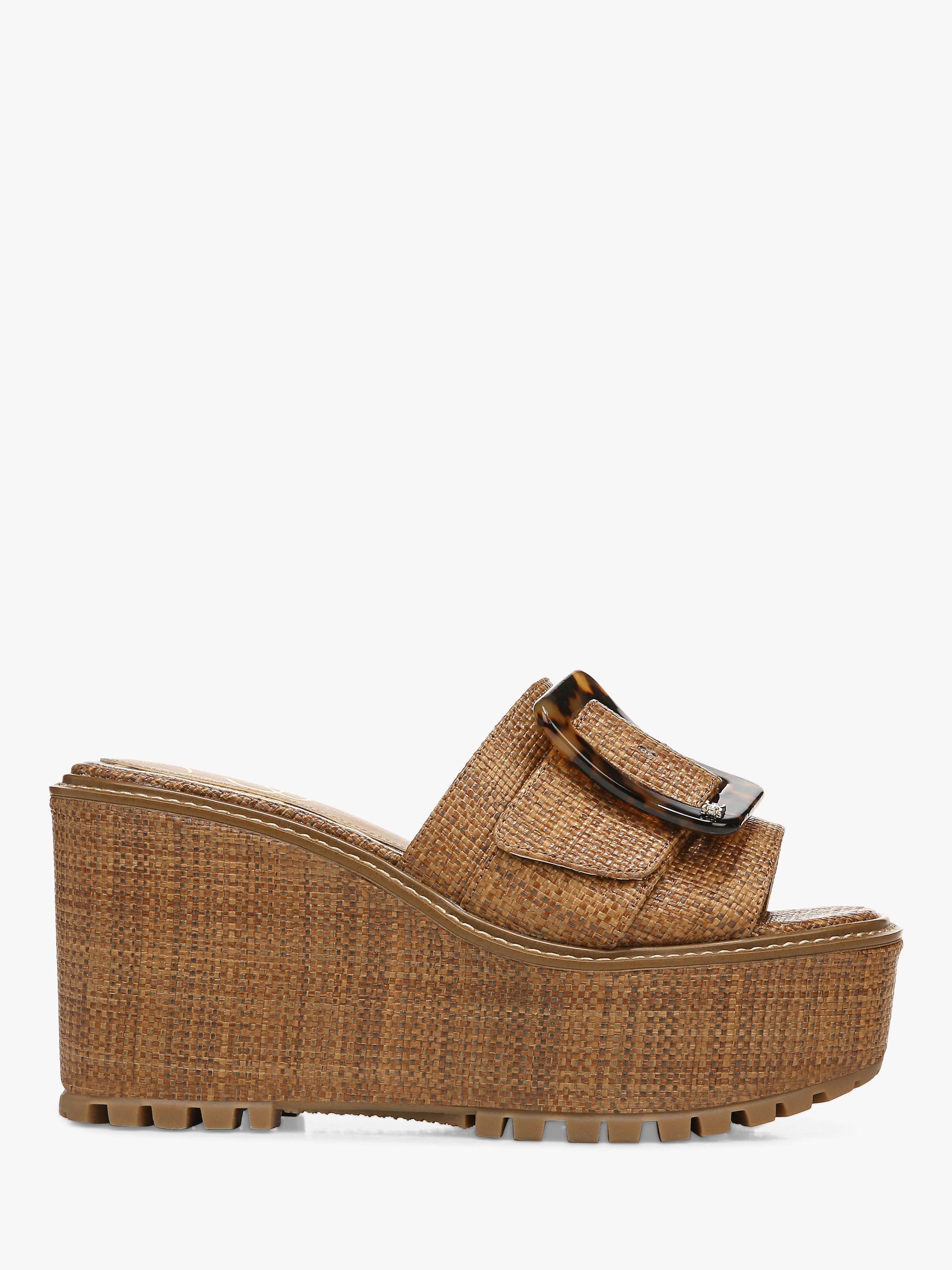 Sam Edelman Livi Wedge Heel Sandals, Cuoio