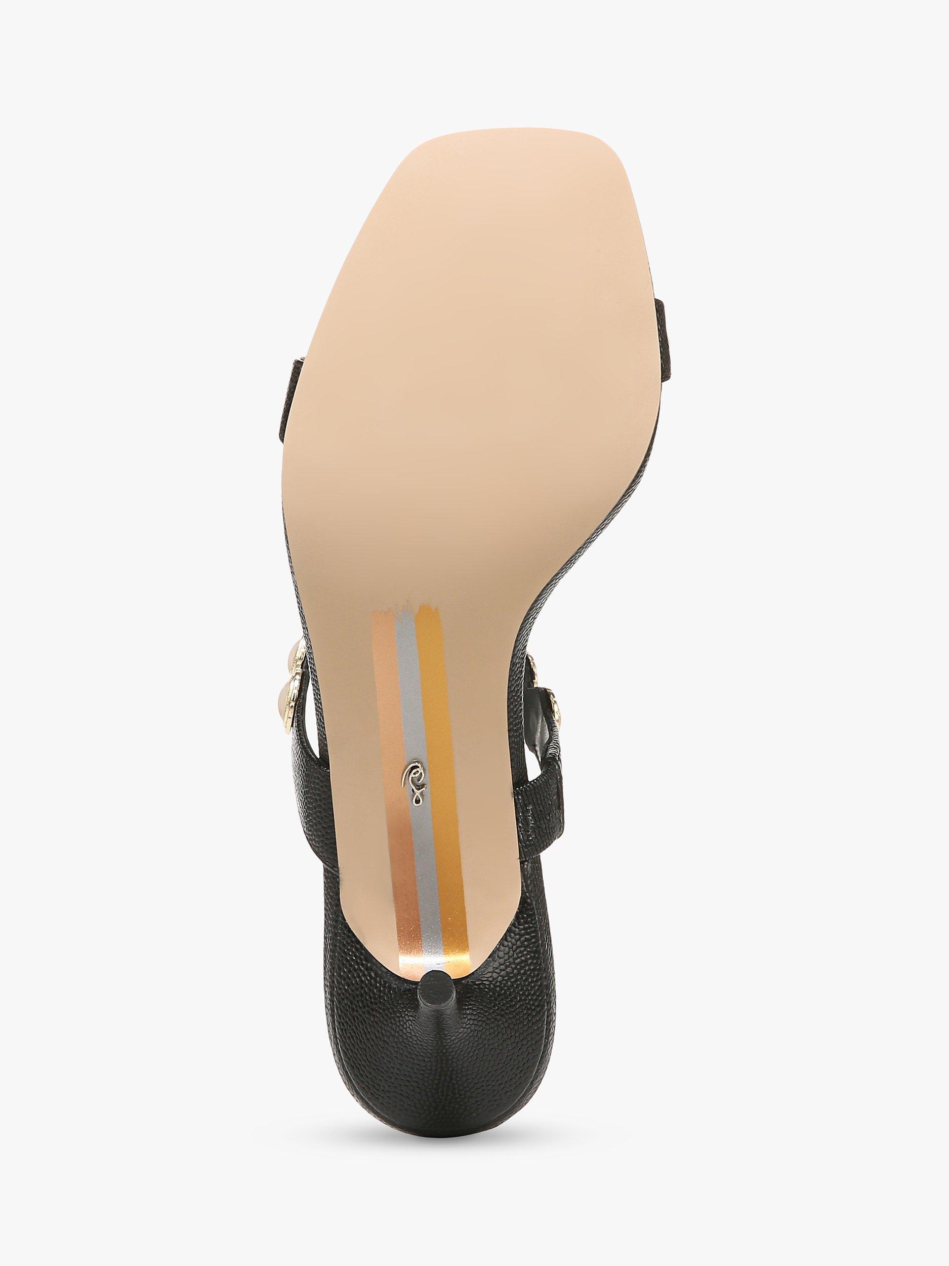 Product image 5 of 6, which shows Sam Edelman Palma Pearl Heeled Sandals, Black, 3