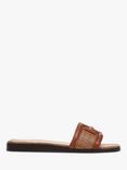 Sam Edelman Irina Leather Sliders, Rich Cognac/Cuoio