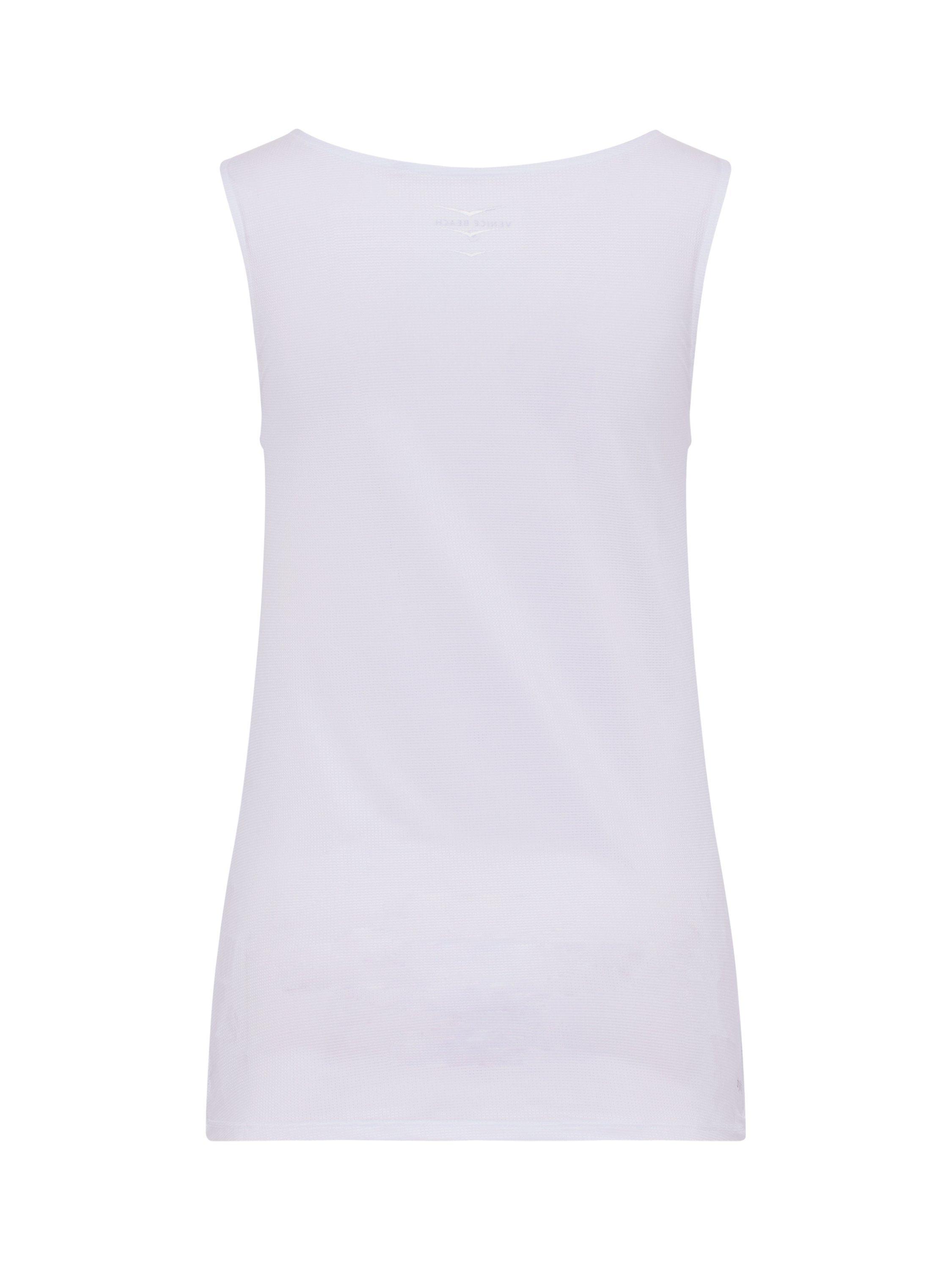 Product image 5 of 7, which shows Venice Beach Kenny Gym Vest, White, XS