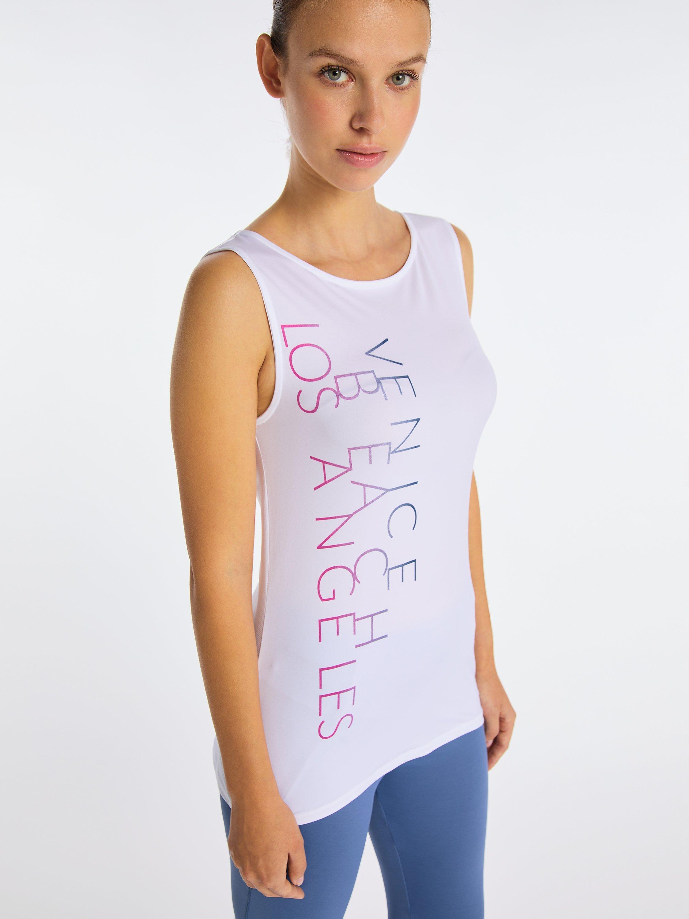 Product image 6 of 7, which shows Venice Beach Kenny Gym Vest, White, XS