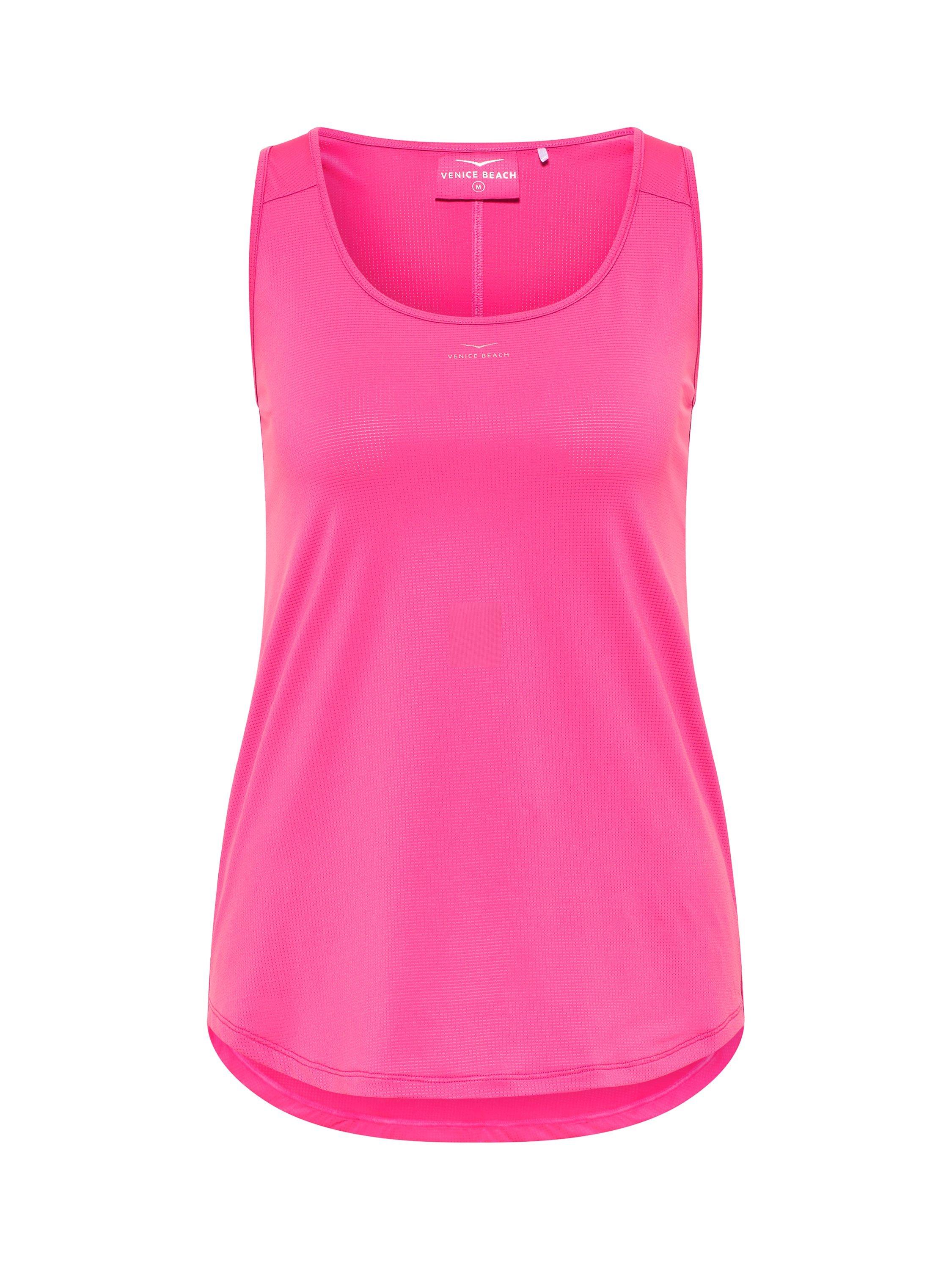 Product image 4 of 7, which shows Venice Beach Lou Gym Vest, Pink Sky, XS