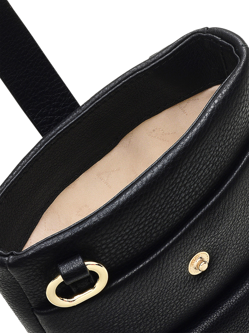 Product image 3 of 4, which shows Radley Mallow Street Leather Cross Body Phone Bag, Black, One Size