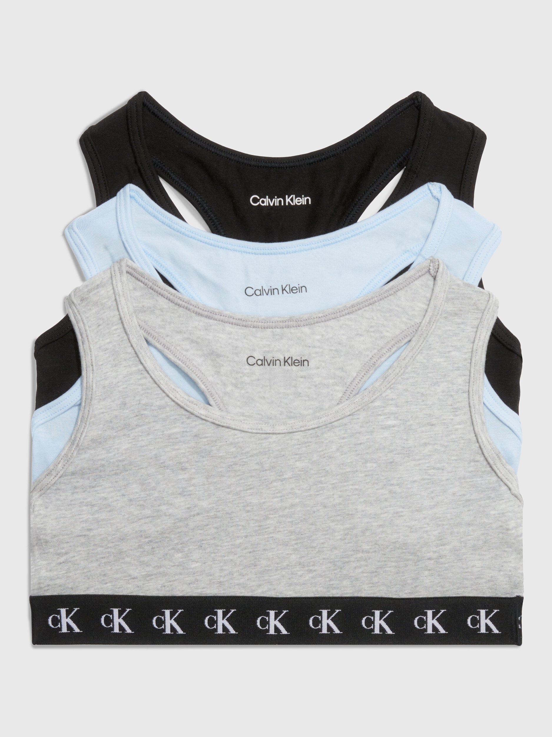 Calvin Klein Kids Bralettes Pack of 3, Multi