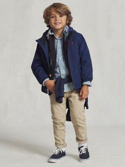 Ralph Lauren Kids' Hooded Windbreaker, Newport Navy, Newport Navy
