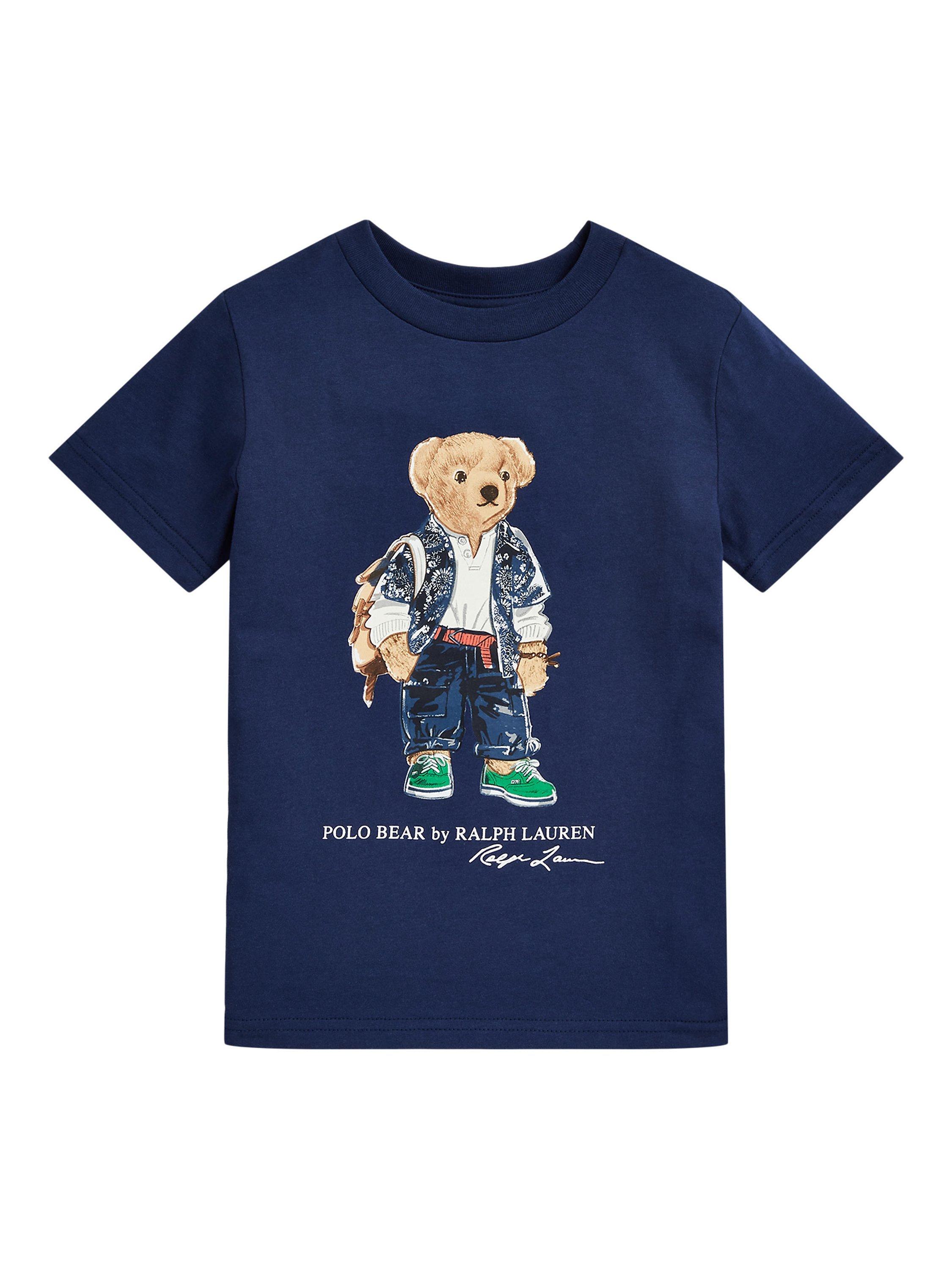 Ralph Lauren Kids' Polo Bear T-Shirt, Freshwater