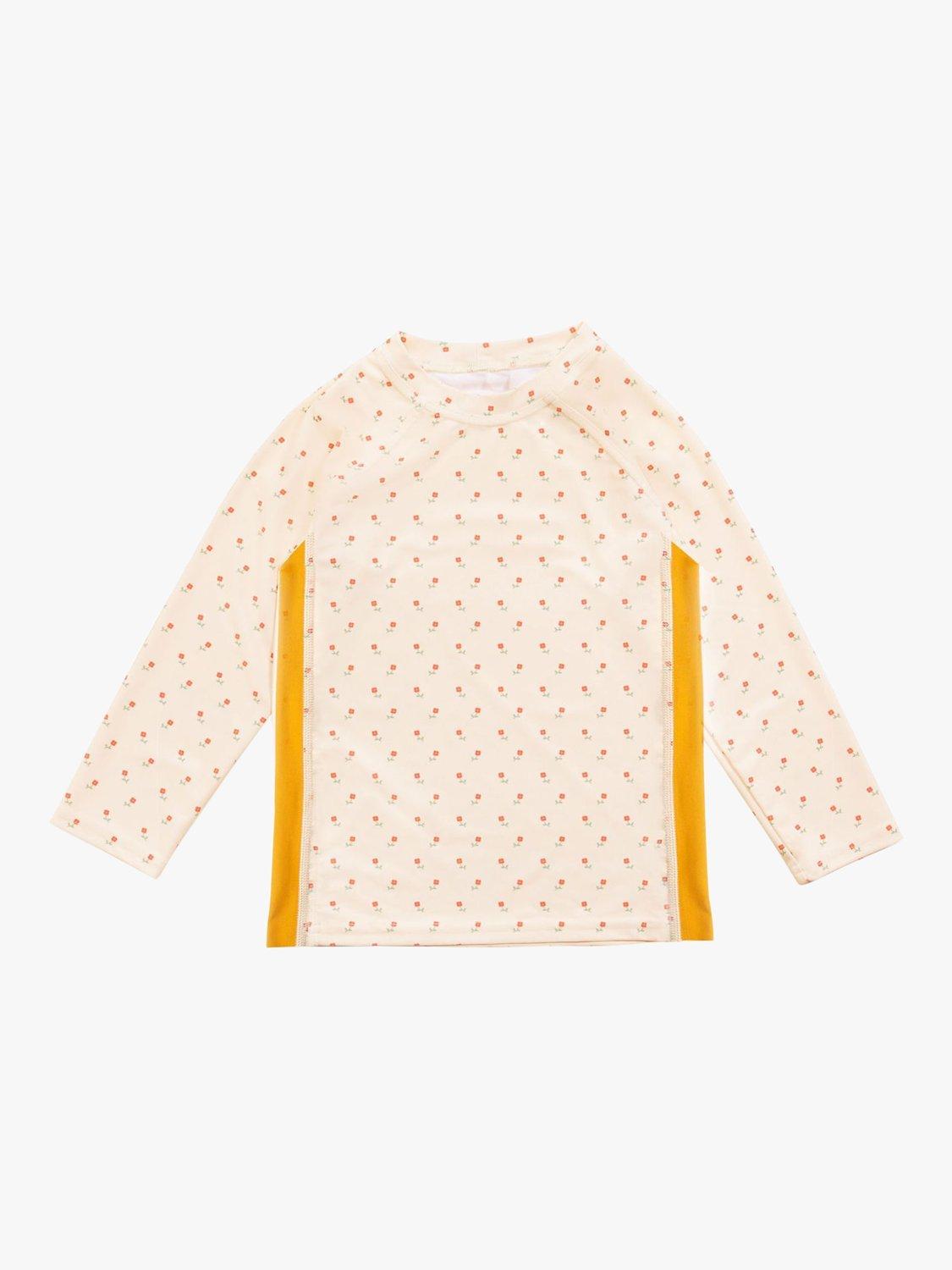 Little Green Radicals Baby Rose Rash Vest, Rose Flowers