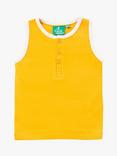 Little Green Radicals Baby Organic Cotton Vest, Gold