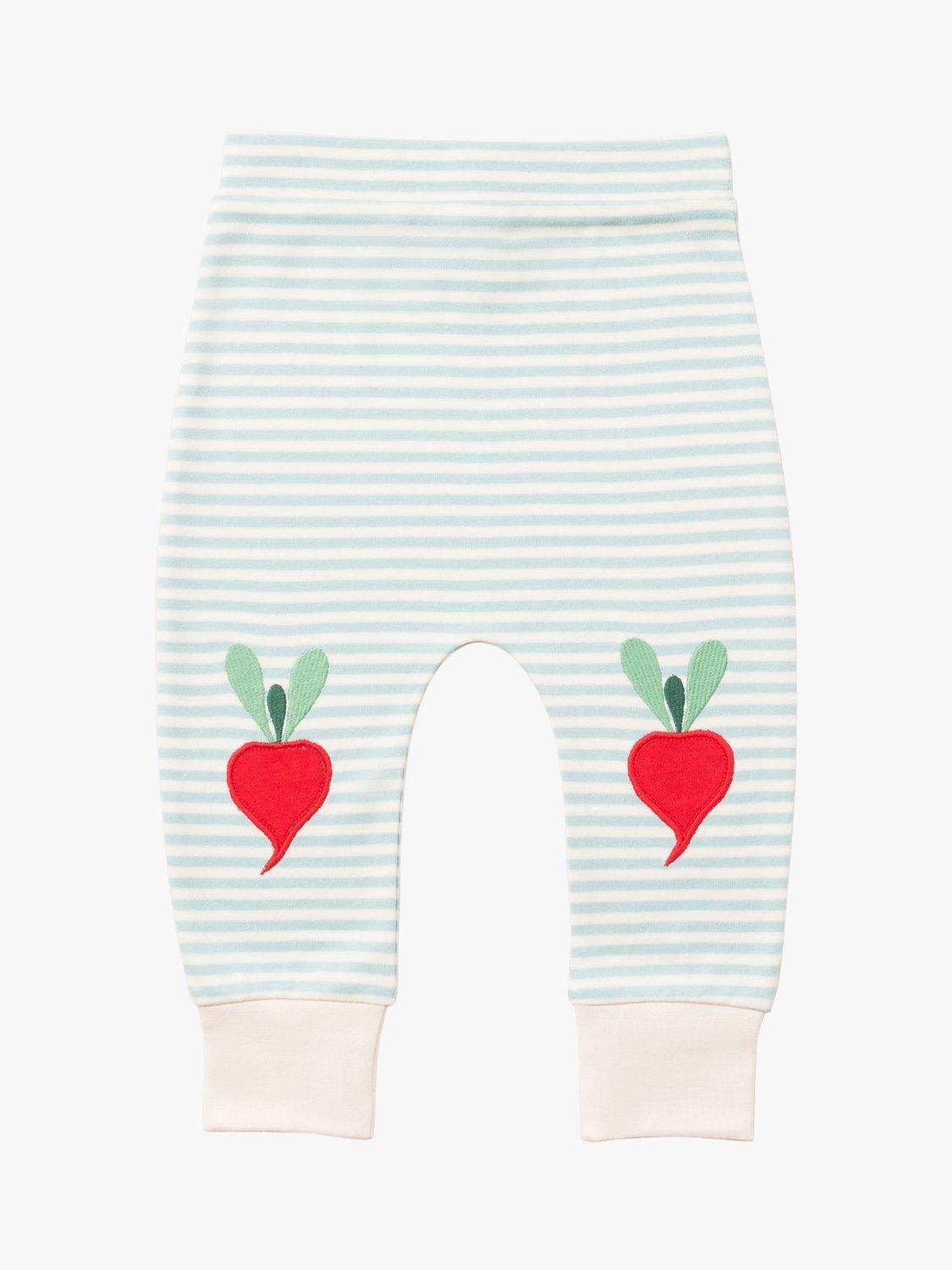 Little Green Radicals Baby Radical Radish Striped Joggers, Multi