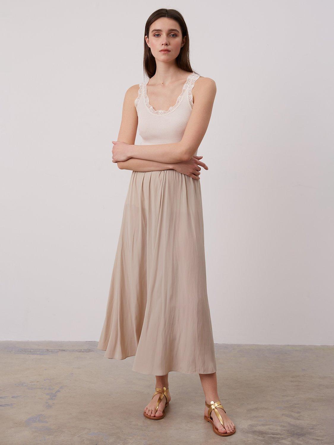 Gerard Darel Blanche Maxi Skirt