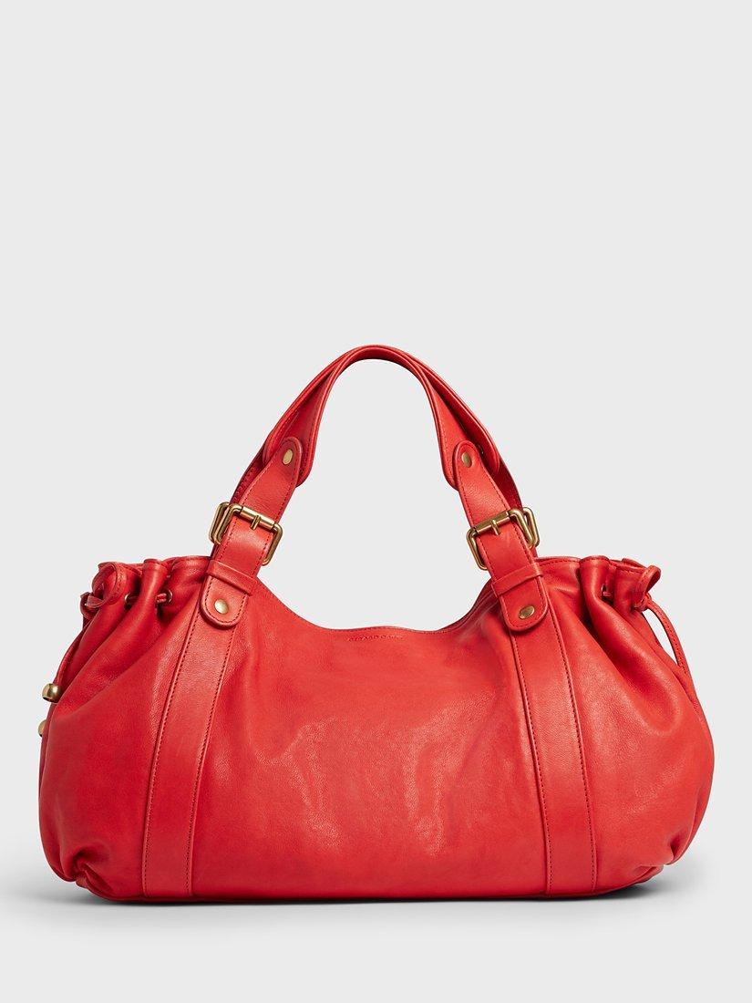 Gerard Darel 24H Leather Shoulder Bag, Red, One Size