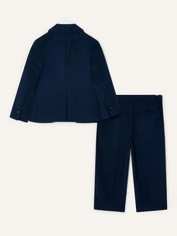 Monsoon Kids' Thomas Four-Piece Suit, Navy - view 2, Navy